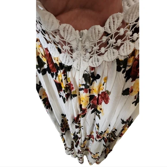 Women Floral Evening Party Summer Beach Casual Maxi Dress, Size Small - Picture 11 of 13